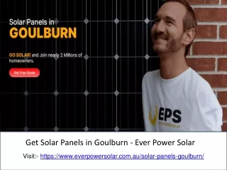 Get Solar Panels in Goulburn