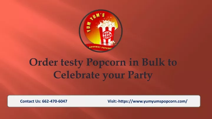 order testy popcorn in bulk to celebrate your