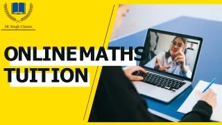 Online Maths Tuition
