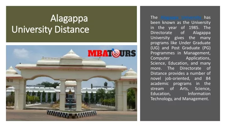 alagappa university distance