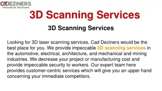 3d scanning services melbourne