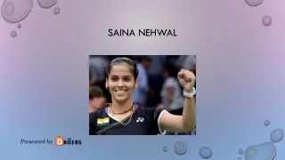 Indian Sportsperson Saina Nehwal