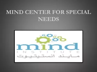 mind center for special needs