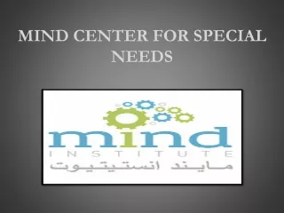 mind center for special needs