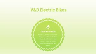 v d electric bikes