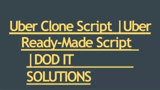 uber clone script uber