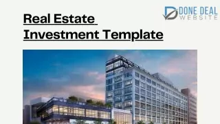 Real Estate Investment Template - Done Deal Website