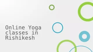 Online Yoga classes in Rishikesh