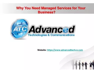 Managed Services - AdvancedTechCo