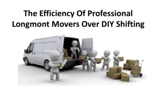The Efficiency Of Professional Longmont Movers Over DIY Shifting