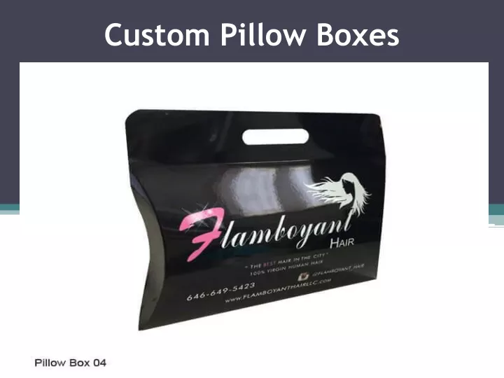 custom pillow boxes