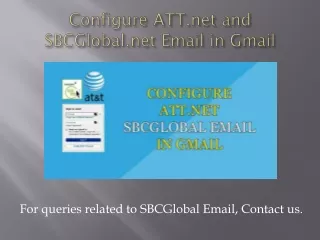 Configure ATT.net and SBCGlobal.net Email in Gmail