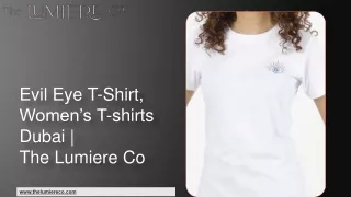 Evil Eye T-Shirt, Women’s T-shirts Dubai | The LumiereCo