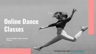 Online Dance Classes | How Dancing affects mental health | Grow Inn Steps