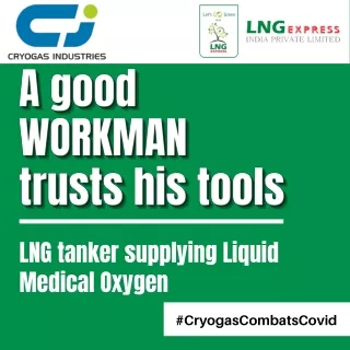 LNG Tanker Supplying Liquid Medical Oxygen-LMO