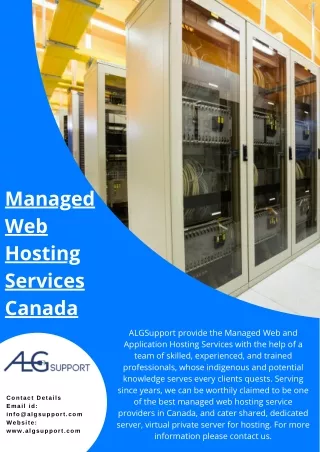 managed web hosting services canada