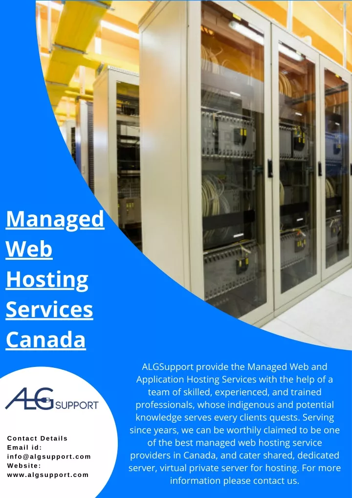 managed web hosting services canada