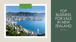 Most Profitable Businesses for Sale in New Zealand