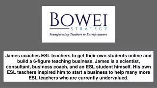 james coaches esl teachers to get their