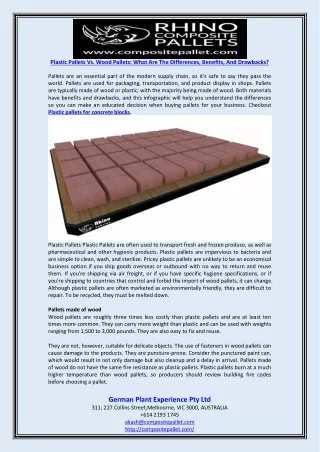plastic pallets vs wood pallets what