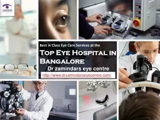 Best in Class Eye Care Services at the Top Eye Hospital in Bangalore