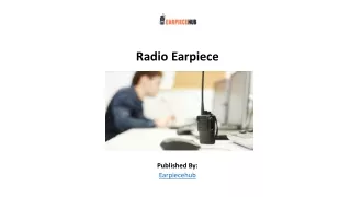 radio earpiece published by earpiecehub
