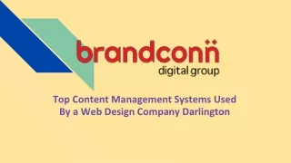Top Content Management Systems Used By a Web Design Company Darlington