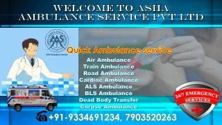 welcome to asha ambulance service pvt ltd