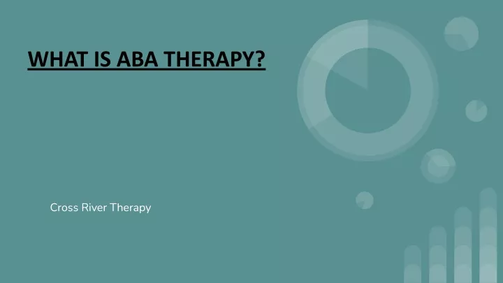 what is aba therapy