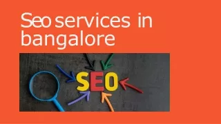 Seo services in bangalore-