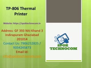 tp 806 thermal printer