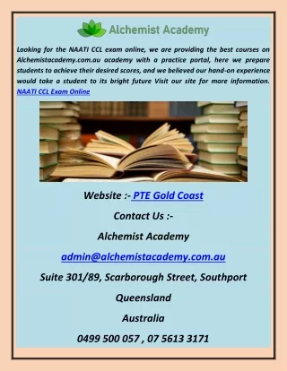 looking for the naati ccl exam online