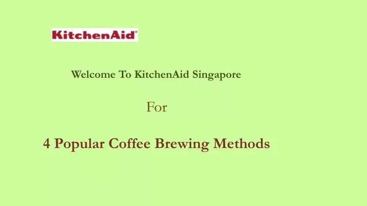 welcome to kitchenaid singapore