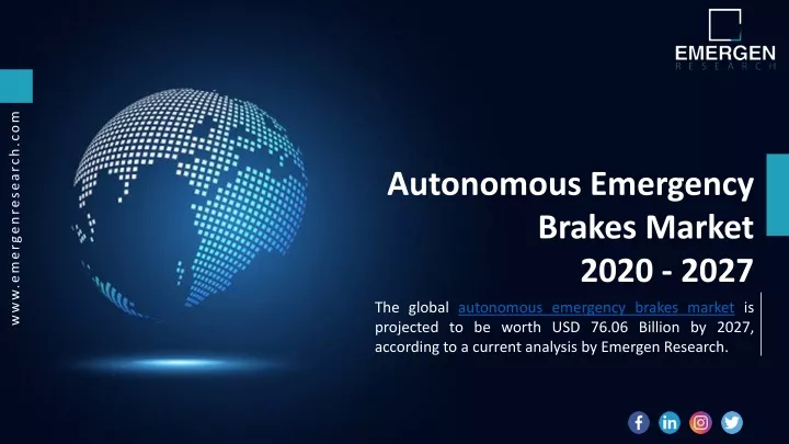 autonomous emergency brakes market 2020 2027