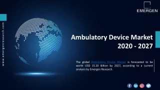 Ambulatory Device Market