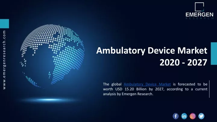 ambulatory device market 2020 2027