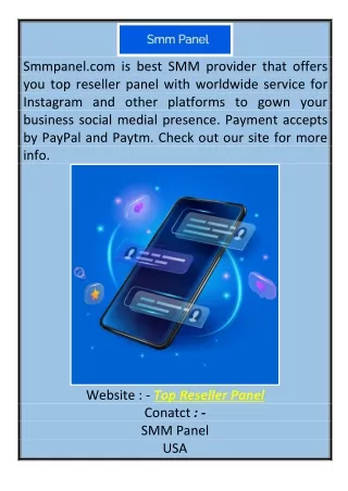 smmpanel com is best smm provider that offers