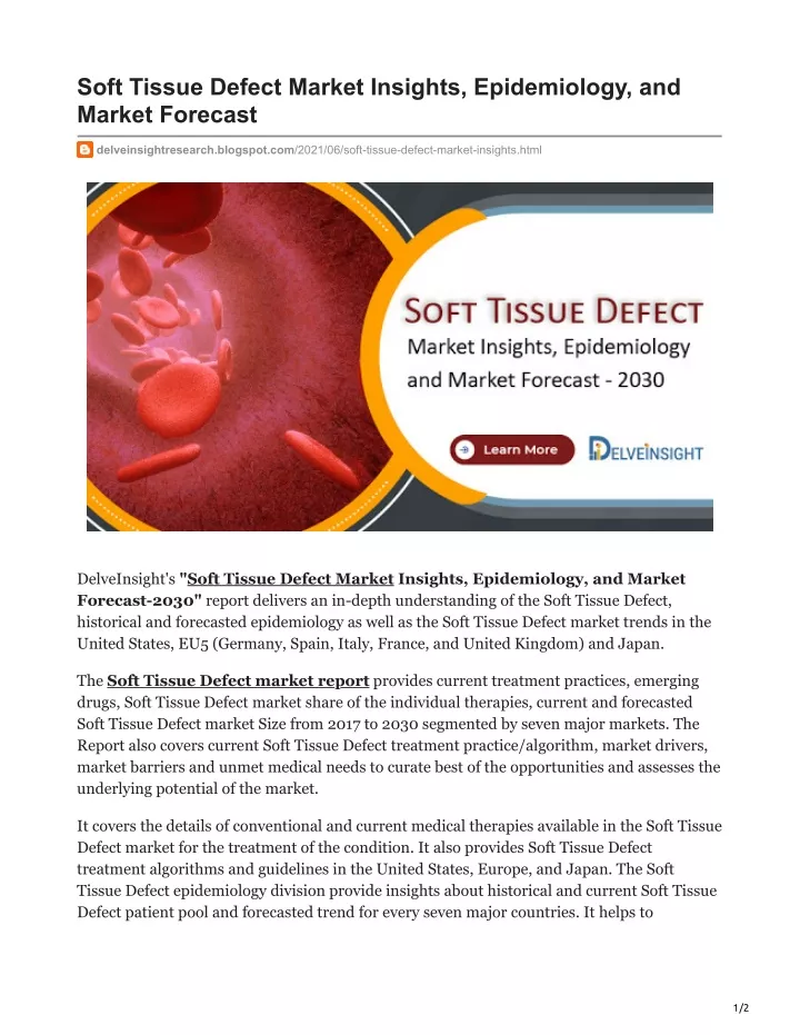 soft tissue defect market insights epidemiology