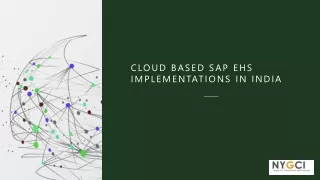 cloud based sap ehs implementations in india