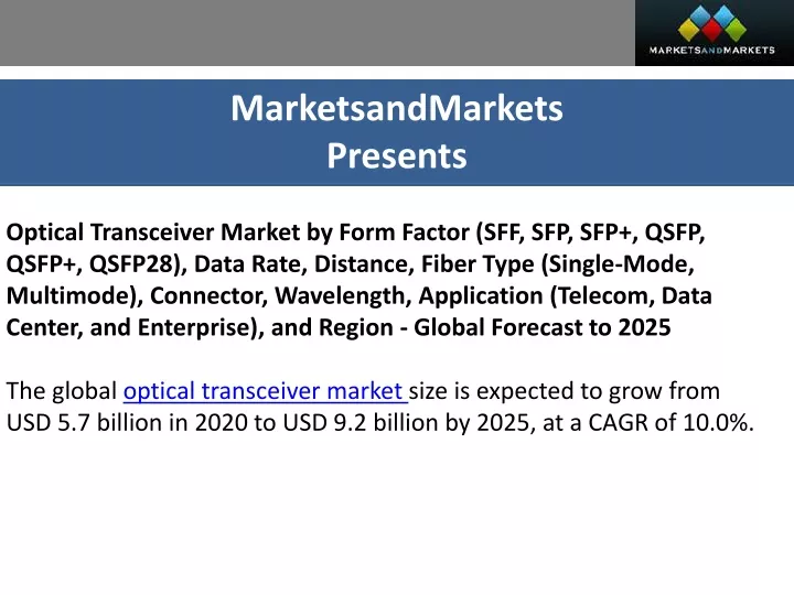 marketsandmarkets presents