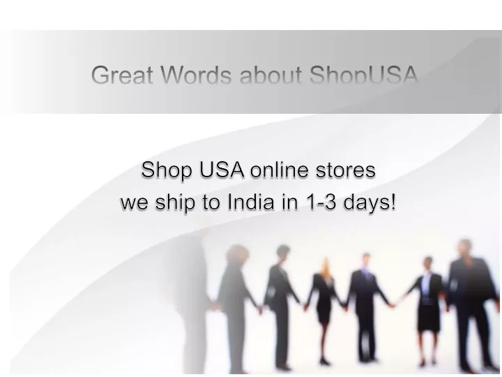 great words about shopusa