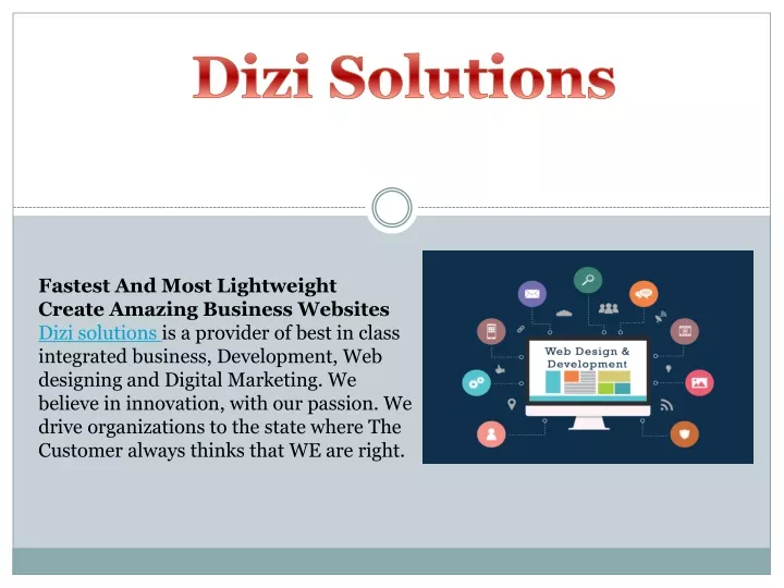 dizi solutions