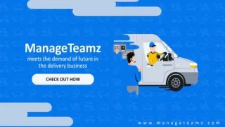 How ManageTeamz Meets The Demand Of The Future In The Delivery Business?