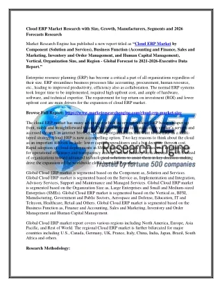 Cloud ERP Market