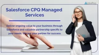 salesforce cpq managed services