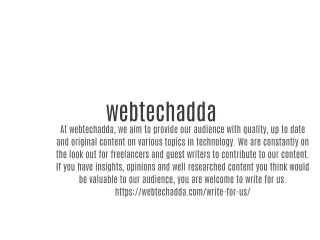 webtechadda