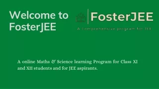 IIT JEE Coaching
