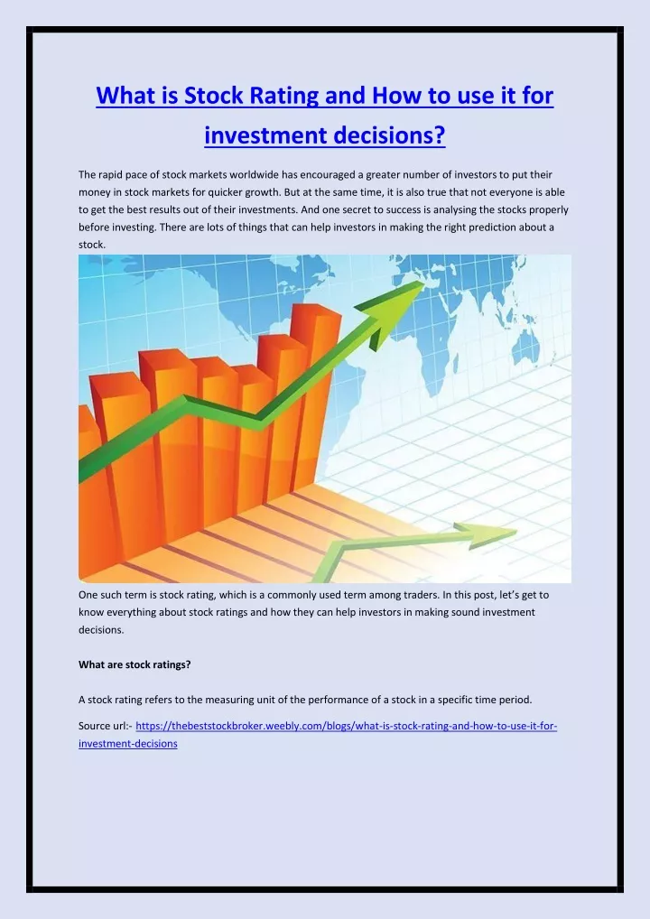 what is stock rating and how to use it for