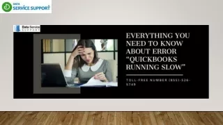 QuickBooks Running Slow