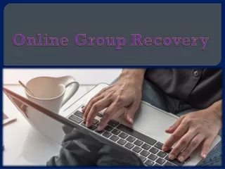Online Group Recovery
